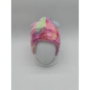 NWT Northeast Outfitters Hat Cozy Cabin Rainbow Unicorn